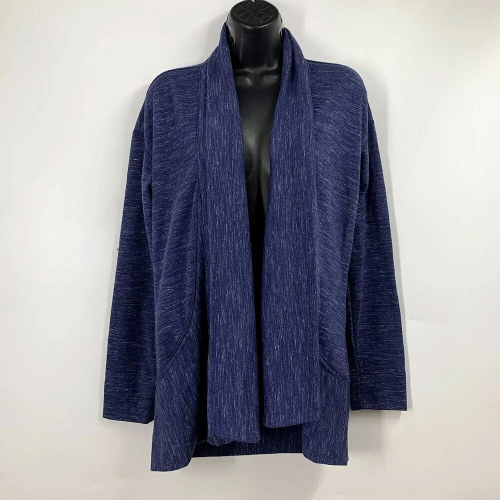 KUHL Womens Knit Heathered Open Drape Front Stretch Cardigan Size S